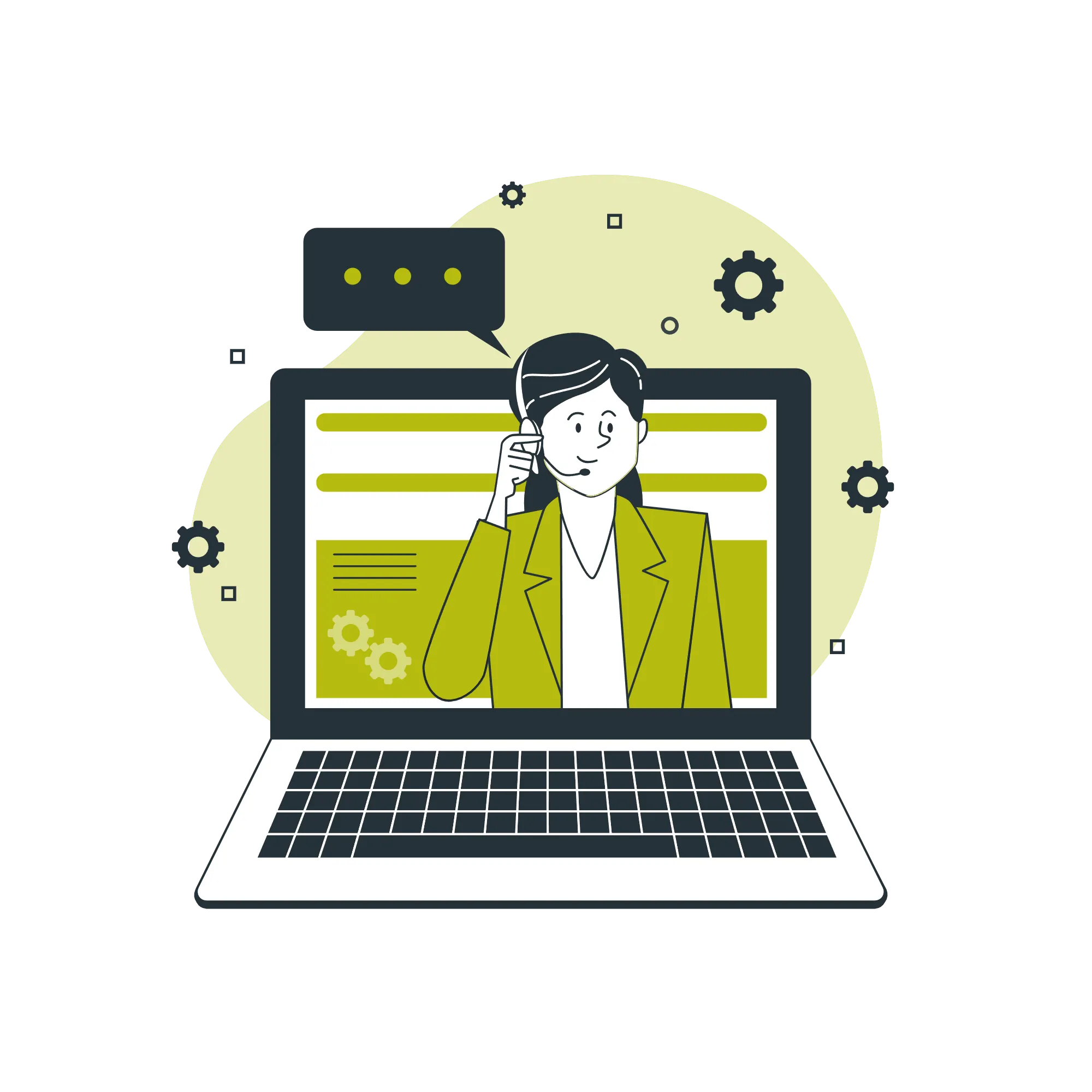 Illustration zum IT-Support
