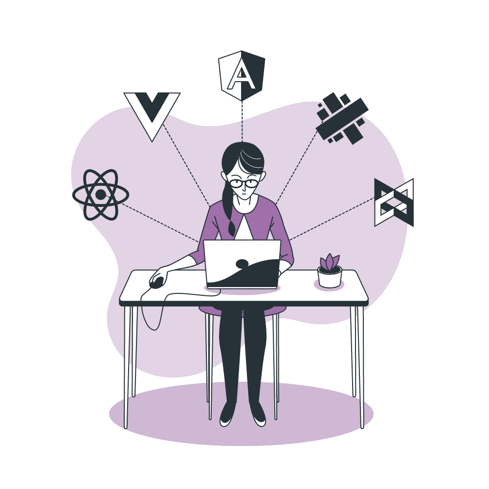 Illustration für Webspace und Hosting